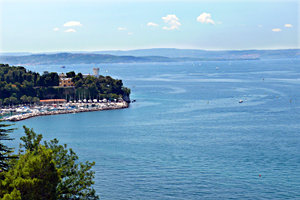 Una vista sul mare di Trieste