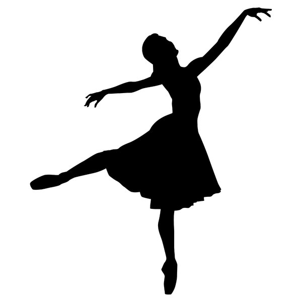 Sagoma di una ballerina