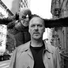 Una scena del film Birdman, con Michale Keaton