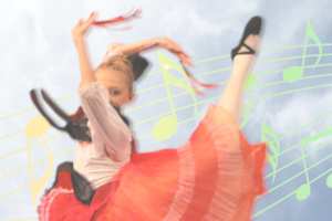 Ballerina a 'Danzando con l'Arcobaleno', spettacolo di musica e danza