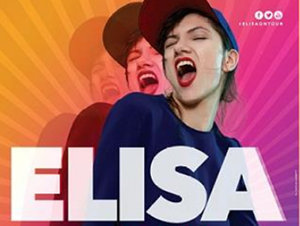 La cantante Elisa in concerto