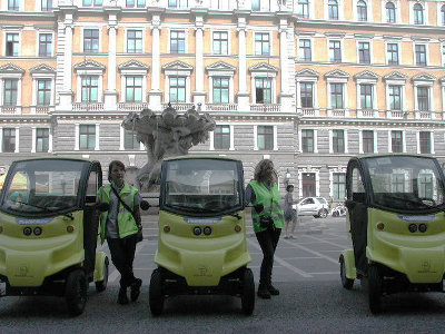 Il mezzo ecologico delle Poste Italiane Free Duck