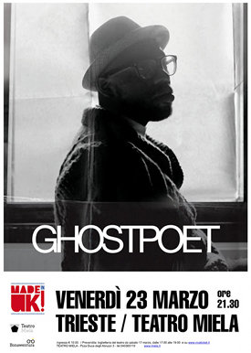Ghostpoet, locandina concerto
