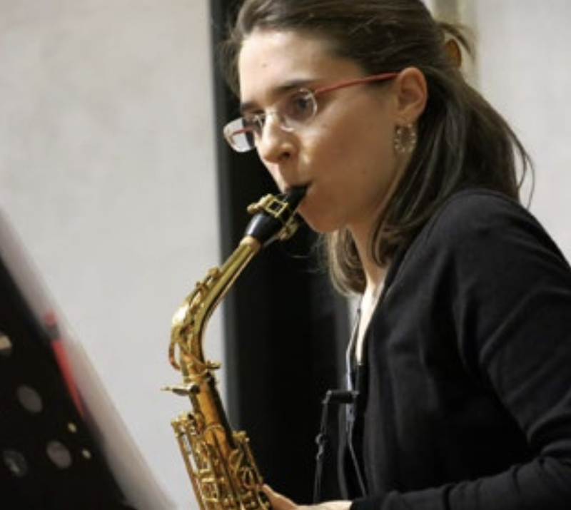 Giovanna Mastella al sassofono