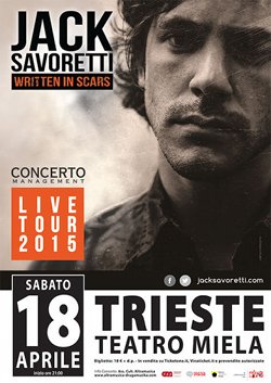 locandina del concerto di Jack Savoretti