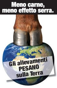 meno carne, meno effetto serra