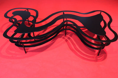 Mauro Martoriati: Ability (serie OOParts, Out Of Place Artifacts: oggetti fuori dal tempo), 2012- tavolo in ferro verniciato a fuoco