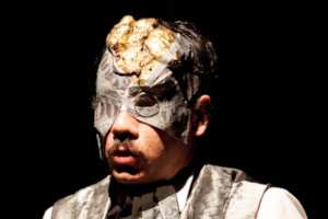 Maschera di J.P.Morgan, che incontra Nikola Tesla