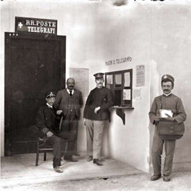 Foto tratta dalla mostra sugli uffici postali.