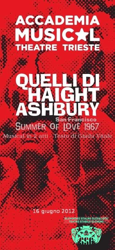 Locandina del musical Quelli di Haight Ashbury