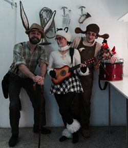 Una scena de I musicanti di Brema, The old animals band/La banda dei vecchi animali