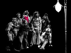 Una scena dello spettacolo Piazza Cirimiri