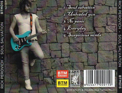 Retro della Copertina del CD Soul Salvation, di Rick Perovich