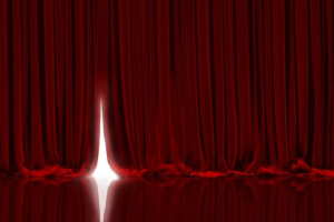 Sipario teatrale rosso