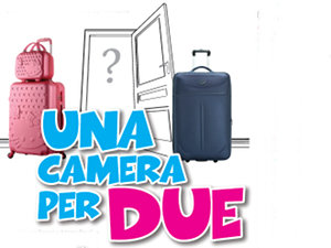 Una scenta dello spettacolo Una camera per due