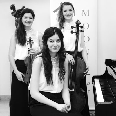  Trio Rêverie, Tanja Činč pianoforte, Mojca Jerman violino e Katarina Leskovar violoncello