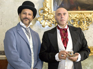 Un momento dell'evento Un caffè con il barone