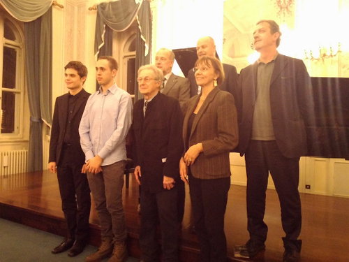 I vincitori e la giuria del premio pianistico Maria Grazia Fabris