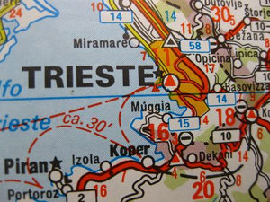 Cartina geografica Trieste